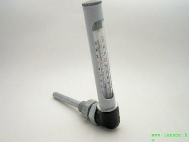 Hőmérő kis könyök  0-160°C L= 100 mm 1/2