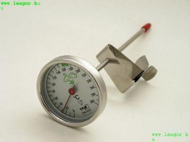 Kemence hőmérő 50/150mm 0-300°C d=3,8mm rögzítővel